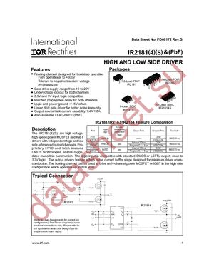 IR2181SPBF datasheet  